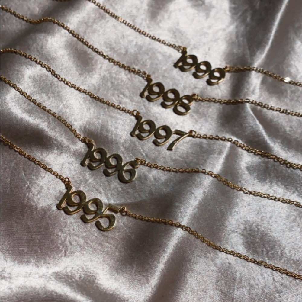 Birth year necklace (not from Brandy Melville)